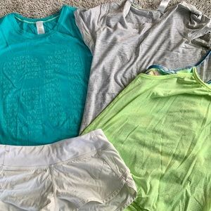 Lot of Ivviva size 10 tops and shorts